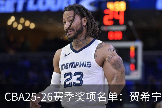 CBA25-26赛季奖项名单：贺希宁道德风尚球员 辽宁道德风尚球队